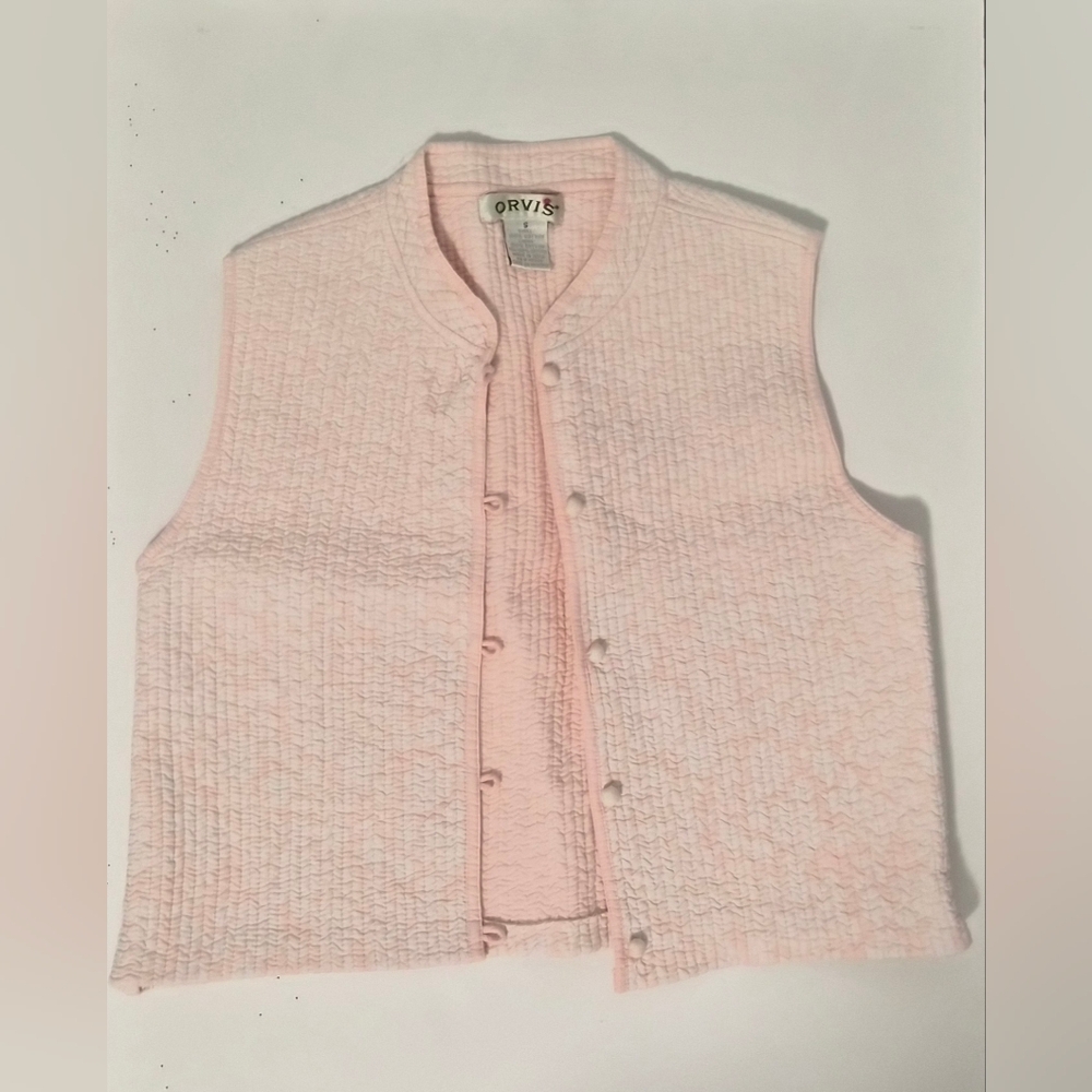 Orvis Pink Quilted Vest